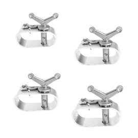 Pack of 4 Wire Tensioners, DEANKEJI Wire Rope Tensioner, Aluminium Alloy Wire Rope Tensioner, Strong Tension Lock for Rope Pool Cover, for Swimming Pool Cover, Keep the Pool Clean