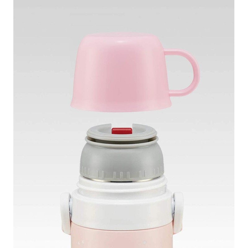 Skater P-STGC6-C Stainless Steel Water Bottle Replacement Spare Cup, Pink