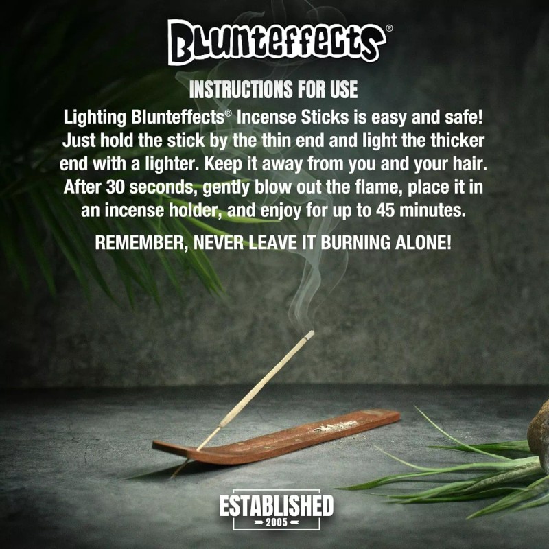 Blunteffects 20x Assorted Scents Blunt Effects Incense 20 PACKS 11"