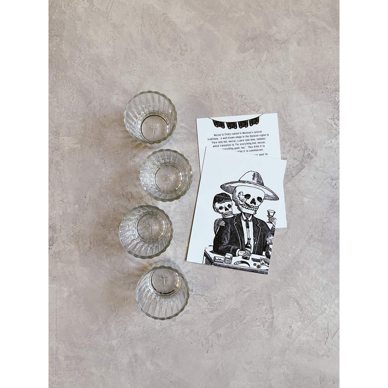 Vaso Veladora Mezcal Glasses from Mexico (Pack of 4)