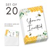 EUDOSI Honey Baby Shower Invitations Set of 20 with Envelopes,