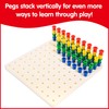 edxeducation Pegs and Peg Board Set | 1,000 Pegs and