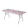 Kwik-Covers 8' Rectangle Plastic Table Covers 30" x 96", Bundle