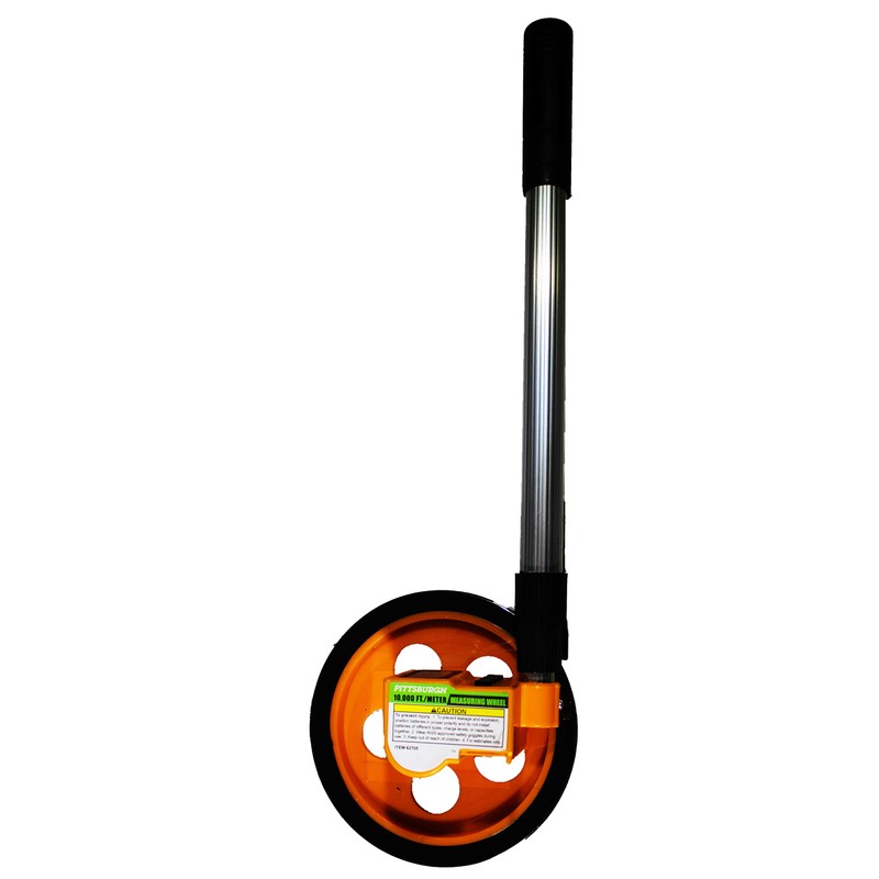 Pittsburgh Digital Measuring Wheel 10,000 Feet with Telescopic Handle