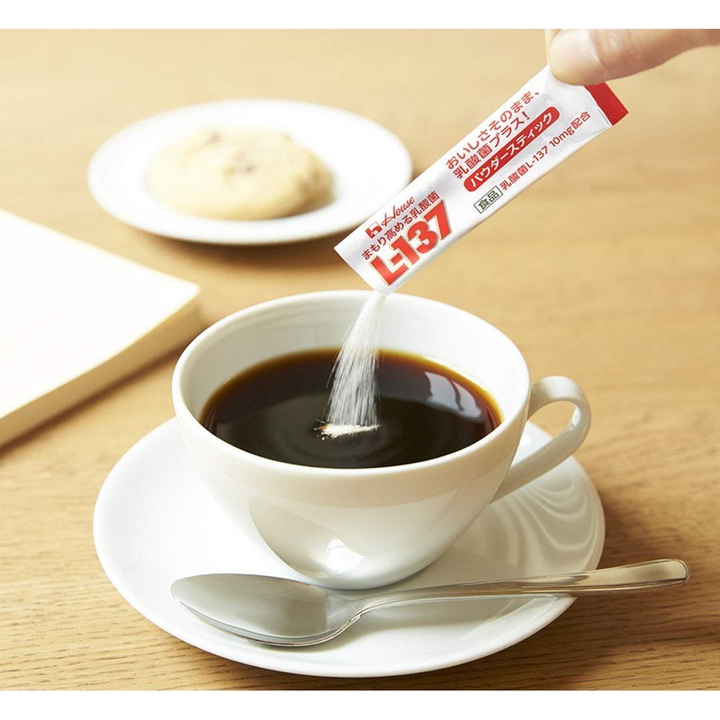 ハウスウェルネスフーズ まもり高める乳酸菌L-137 パウダースティック <30本入り> 39g箱 (1本に乳酸菌100億個) X8個セット