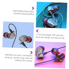 KONTONTY 1Pc Ear Wired Headphones with Plug Comfortable Earmuffs Excellent Sound Compatible with Mobile Phones and Tablets Present for Music Lovers