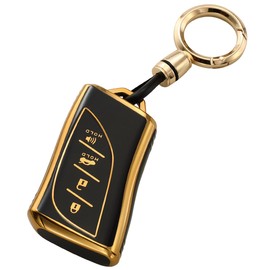 Lcyam Key Fob Cover for Lexus, Car Key Fob Protection Case Fits for 2025 2026 Lexus RX350 GX550 RX500h UX300h NX350h AWD NX450h LC500 LX600 700h UX300h, Black