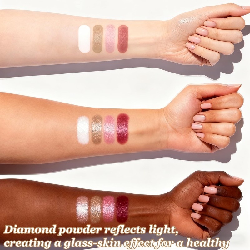 Eye & Cheek Palette - Eyeshadow and Highlighter Makeup, Multifunctional