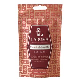 Laroma Bath Salts, Hand-Crafted in The USA, 3 Bags (4 oz Each), Strength & Serenity