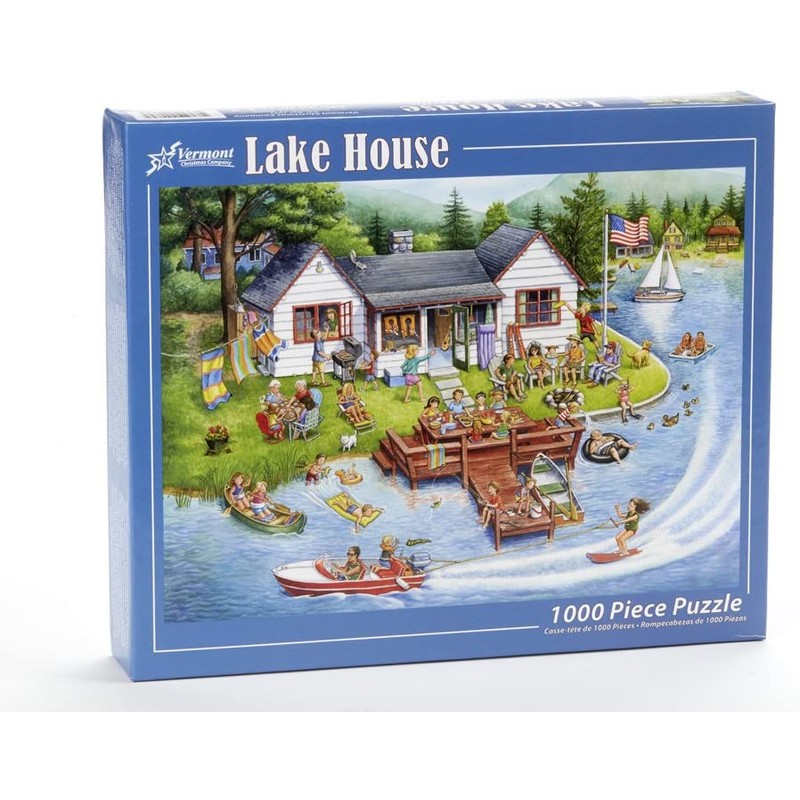 Lake House Jigsaw Puzzle 1000 Piece