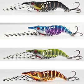 Keencatch Metal Blade Baits for Bass Fishing, 4pcs of Walleye Fishing Lures, Lipless Crank Bait for Saltwater Fishing, 1/4oz Fishing Spoons