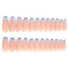 Blue Ditty Dots Glossy Press On Nail Collection - 24