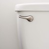 Brushed Nickel Toilet Tank Flush Lever Handle, Universal Front Mount