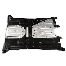 CNNELL Front Center Engine Lower Undercar Shield Compatible with Honda Civic 2012 (Not fit MX and Si Trims), Fit Acura ILX 2013 (Not fit 2.4L Engines) Lower Engine Cover Assembly