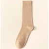 PUJANE Men's Dress Crew Socks 5 Pairs Mens Cotton Calf
