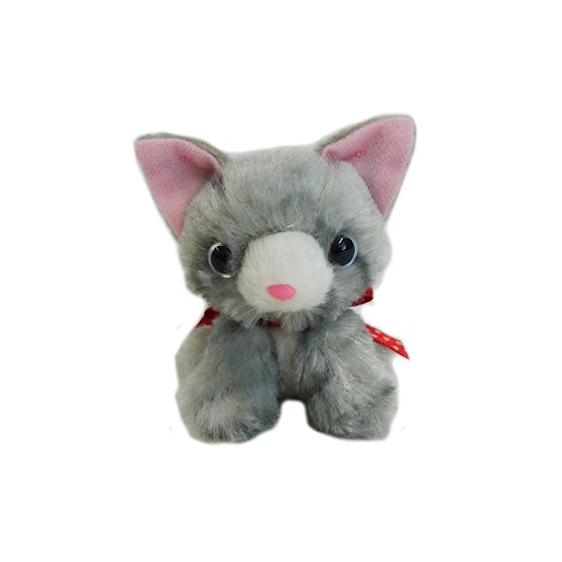 いっしょがいいね猫 マグネットマスコット グレー猫