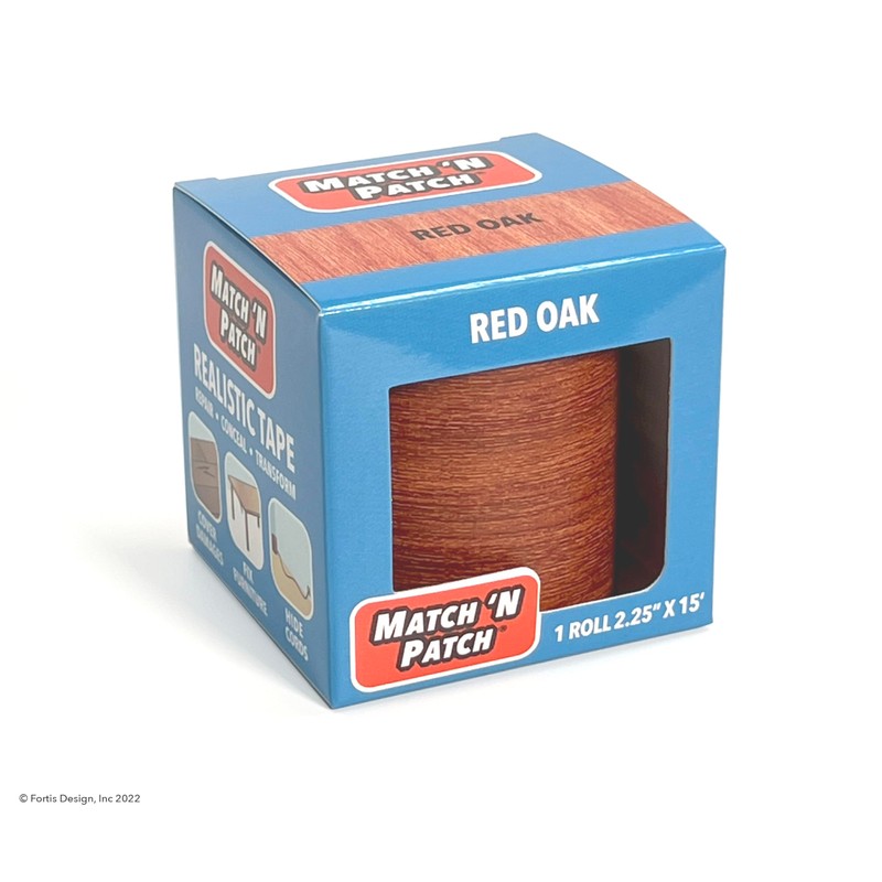 MATCH 'N PATCH Realistic Wood Grain Repair Tape - Durable