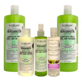 2 Shampoo Bergamota 1l, Tónico, Acondicionador, Jabon Baba.