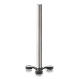 Zeller Kitchen Roll Holder 14x14x33cm with Suction Cap, Silver
