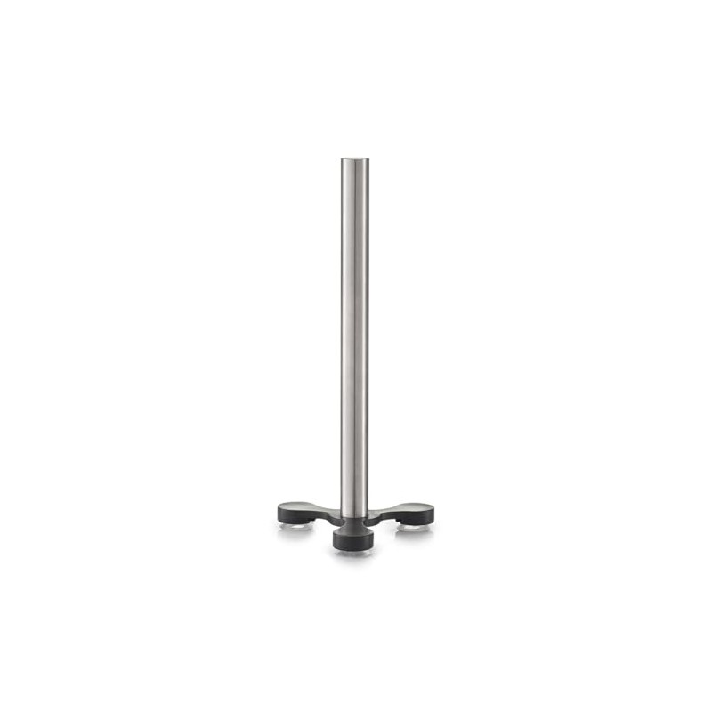 Zeller Kitchen Roll Holder 14x14x33cm with Suction Cap, Silver