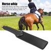 CGJIANG Horse Crop Horse Riding Crop Black Faux Leather Look