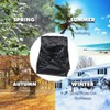 UCARE Outdoor Steel Patio Fireplace Cover Waterproof 420D Oxford Square