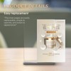 Cylocrya Acrylic Menu Stand A5 2 Pack Clear Footed Menu