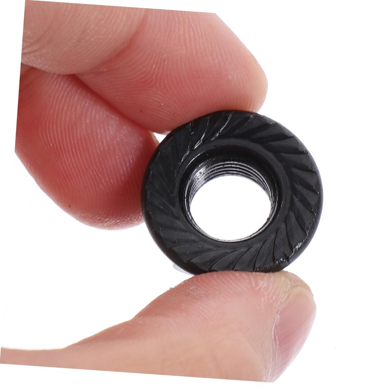 KOMBIUDA 1 Set Durable Bicycle Axle Nuts Flange Nuts with