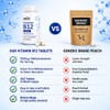 Vitamin B12 Methylcobalamin 1000mcg - 365 Vegan Tablets - SMUG