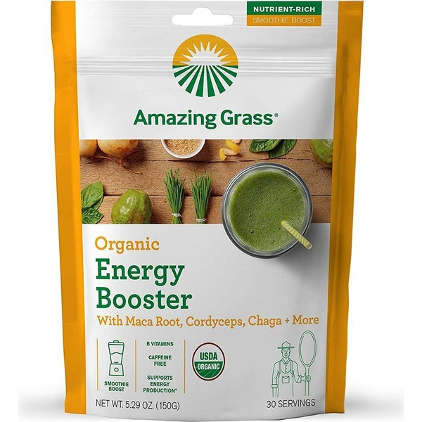 Organic Energy Booster by Amazing Grass, 30 servings