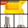 A-Premium Yellow Set of 12 Ignition Coil Pack and Iridium