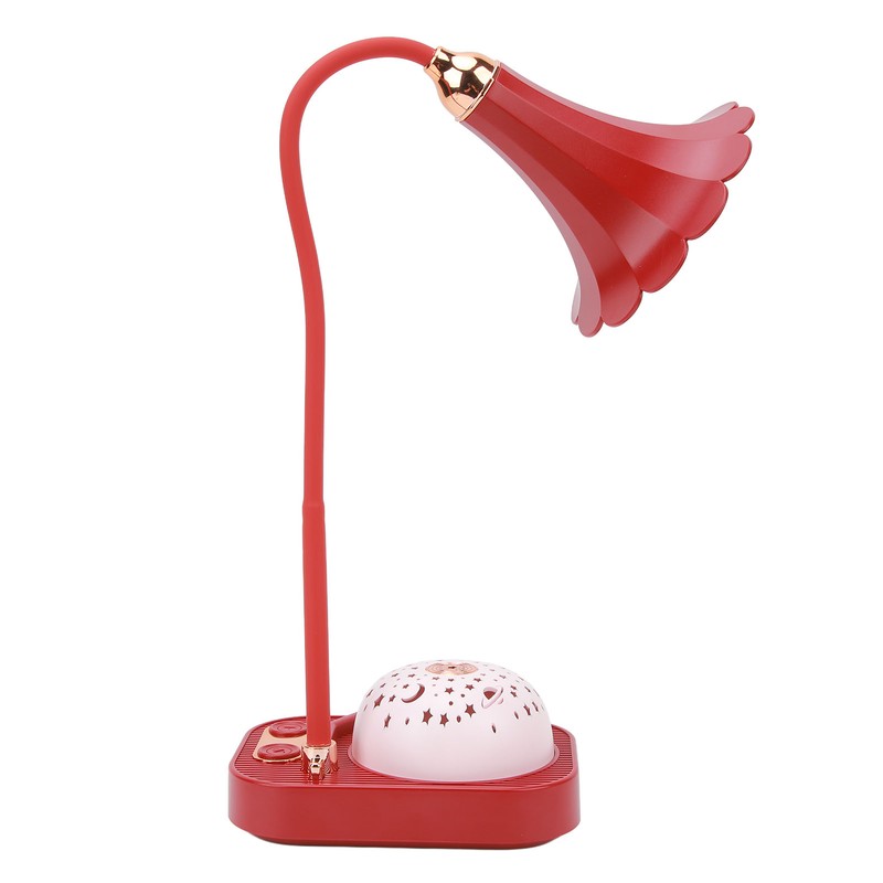 Phonograph Projection LED Desk Lamp Touch Control LED Desk Light