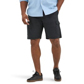 Lee Men's Big & Tall Extreme Motion Crossroad Cargo Short, Black, 50