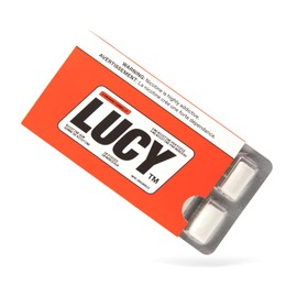 LUCY LUCY? Nicotine Gum 4mg, 100 Count, Cinnamon - Health Canada Natural Health Product NPN 80108821 - NRT Stop Smoking Aid, Reduce Withdrawal Symptoms & Cravings