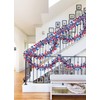 59.06FT 9Pcs 4th/Fourth of July Tinsel Garland Decorations - Memorial