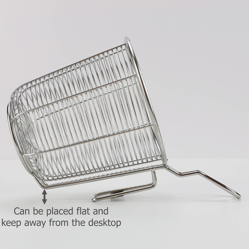 EIKS Spider Strainer Stainless Steel Wire Deep Basket for Hot
