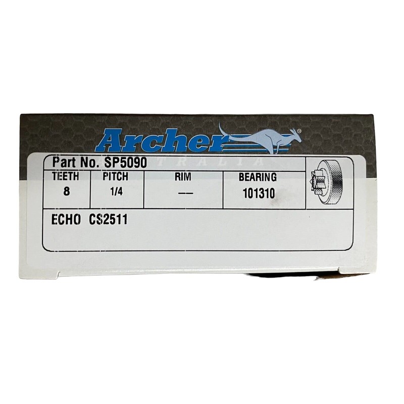 Archer Spur Sprocket 1/4" Pitch 8 Tooth Echo CS-2511T