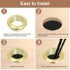 sourcing map 1 Pcs 1.18 inch (30mm) Nylon Desk Grommets,