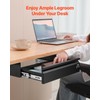 VEVOR Under Desk Drawer Slide Out, 16 inch Attachable Desk
