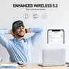 Sleep Headphones Bluetooth Headband Adjustable, Perytong Soft Breathable Sleeping Headband