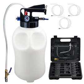 Bicos 10L Pneumatic Fluid Extractor Dispenser Set Transmission Fluid Pump with 15pcs ATF Adapters ATF Refill Tool Kit Automotive Pneumatic Oil Extractor
