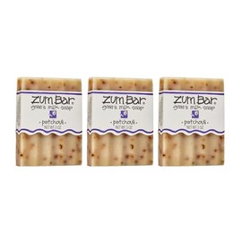 Indigo Wild: Zum Bar Goat's Milk Soap Bar, Patchouli 3 oz (3 pack)