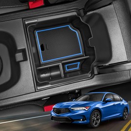 YEE PIN Integra Tray Blue for 2023 2024 2025 Acura Integra Center Console Organizer Console Storage Insert Tray Accessories