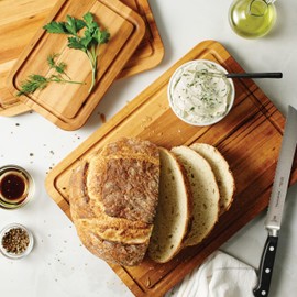 Tramontina FSC Certified Brazilian Tigerwood Cutting and Serving Board Set - 3 Pack (15" x 11", 12" x 8", 9" x 6"), 81000/050DS