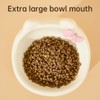 Kesago Elevated Neck Protection Cat Bowl .Cute cat Shape .Send