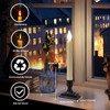 Meigic 6 Pcs Sensor Dawn to Dusk Window Candles, Flickering
