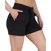 90 Degree By Reflex Womens Soft Sweat Shorts High Waisted