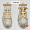 FoxBob No Tie Faux Leather Sneaker Shoe Laces for Kids