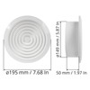 6'' Inch / 150 mm Plastic Ceiling Vent - ABS