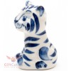 Tiger collectible Gzhel Porcelain Figurine Symbol 2022 Year Гжель